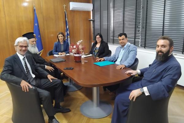 Συνάντηση   με την Αν. Υπουργό Υγείας για το Κουλούρειο Νοσοκομείο και το Πολυδύναμο Περιφερειακό Ιατρείο