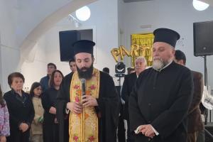 Ο Πανοσ. Πρωτοσύγκελλος Αρχιμ π. Νεκτάριος Δαρδανός ευλόγησε την πίτα του Μουσικού Συλλόγου Ύδρας