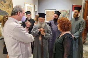 Ο Μητροπολίτης ΕΦΡΑΙΜ στα εγκαίνια της Έκθεσης του ΙΑΜΥ