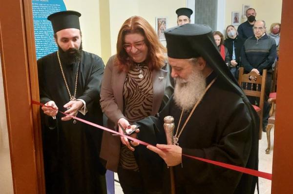 Από τα εγκαίνια της έκθεσης "Κωνσταντίνος Αρτέμης, ο τελευταίος ναζαρηνός"