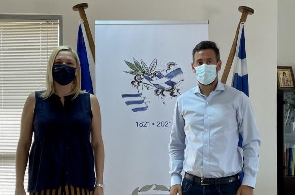 Ο Βουλευτής Γιάννης Μελάς συναντήθηκε με την Aντιπεριφερειάρχη Νήσων Βάσω Θεοδωρακοπούλου - Μπόγρη