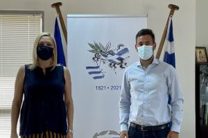 Ο Βουλευτής Γιάννης Μελάς συναντήθηκε με την Aντιπεριφερειάρχη Νήσων Βάσω Θεοδωρακοπούλου - Μπόγρη